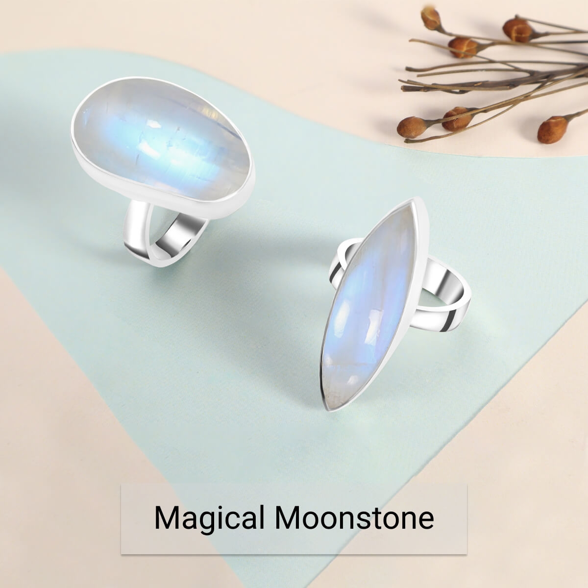 Moonstone ring