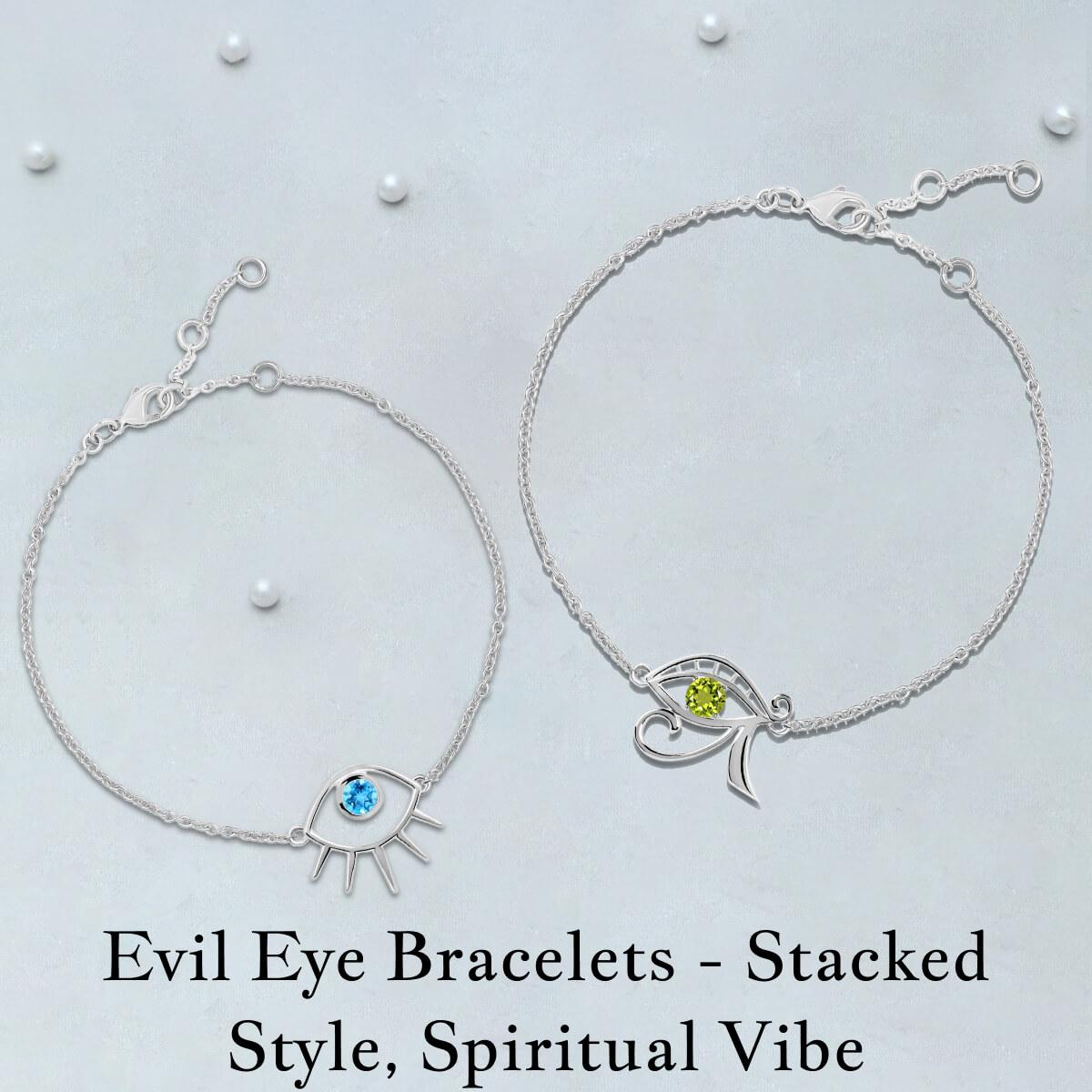 What Are The Ways To Style Your Delightful Evil Eye Bracelets? Evil Eye Bracelet