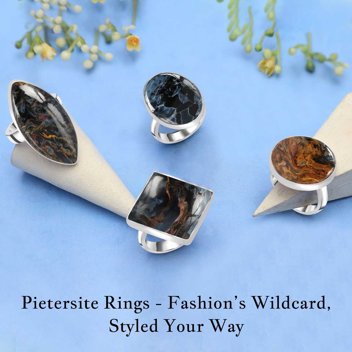 How To Style Graceful Pietersite Rings For Any Occasion? Pietersite Ring