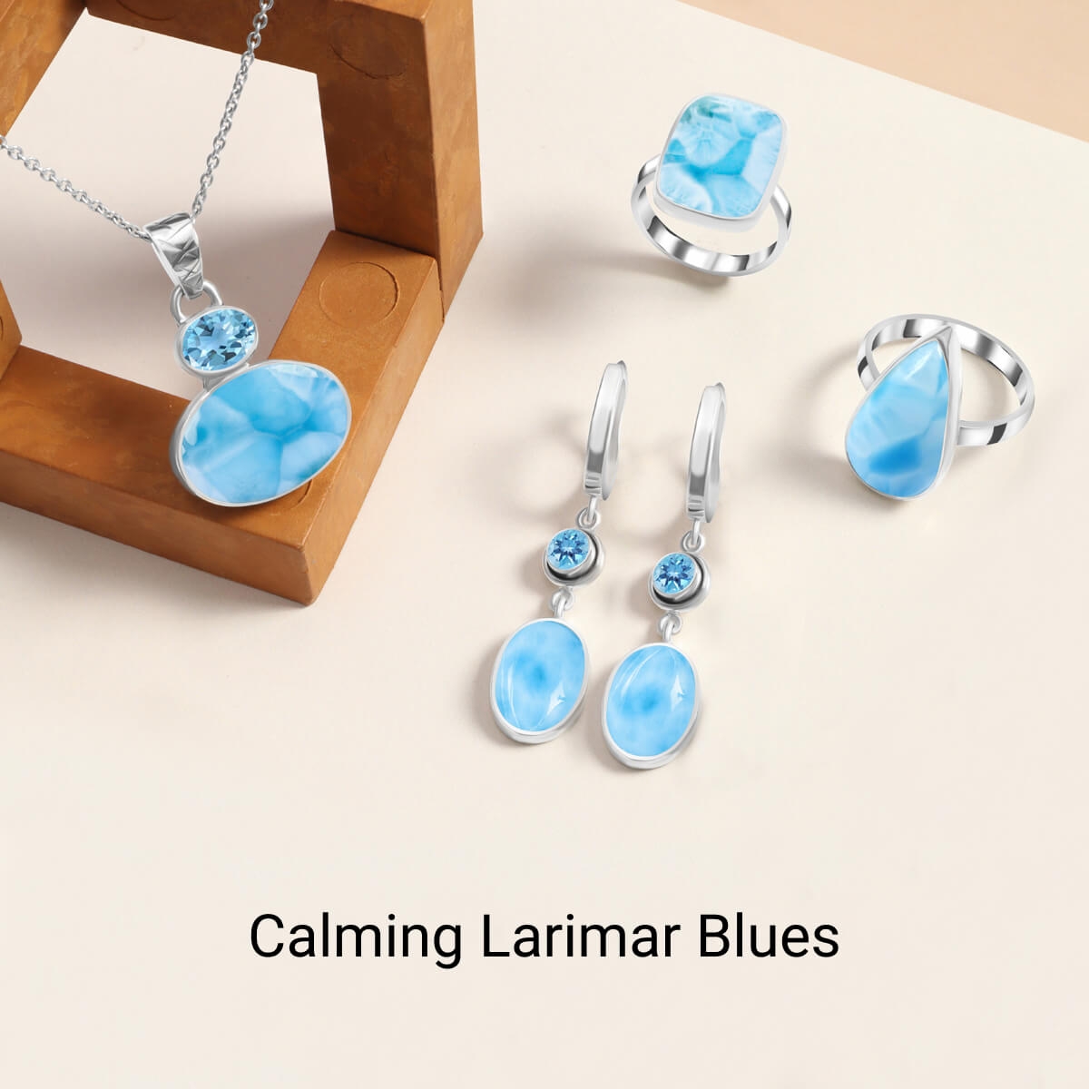 Sky Blue Larimar Jewelry