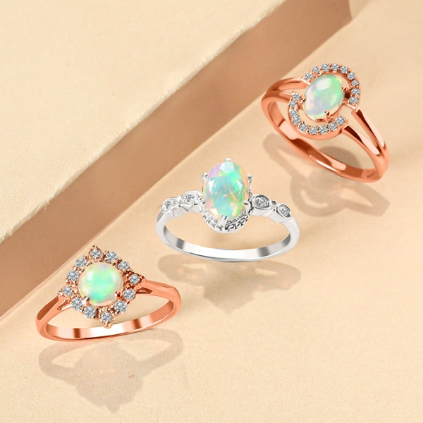 Opal Rings