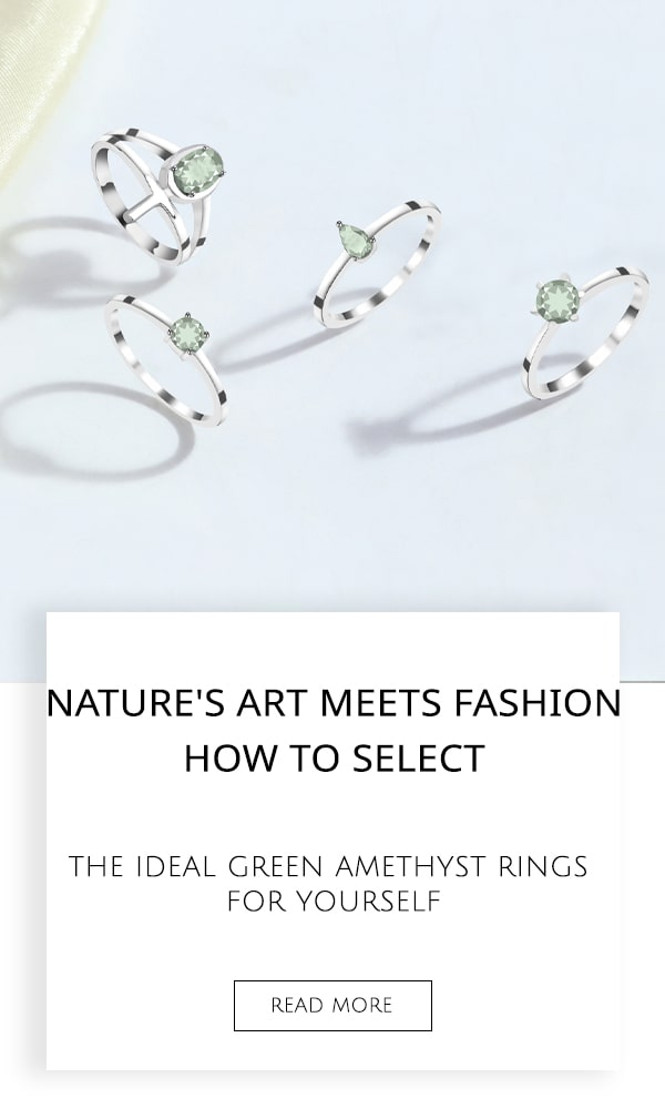 Green Amethyst Rings