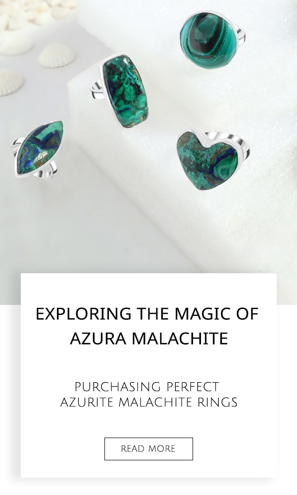 Azurite Malachite Rings
