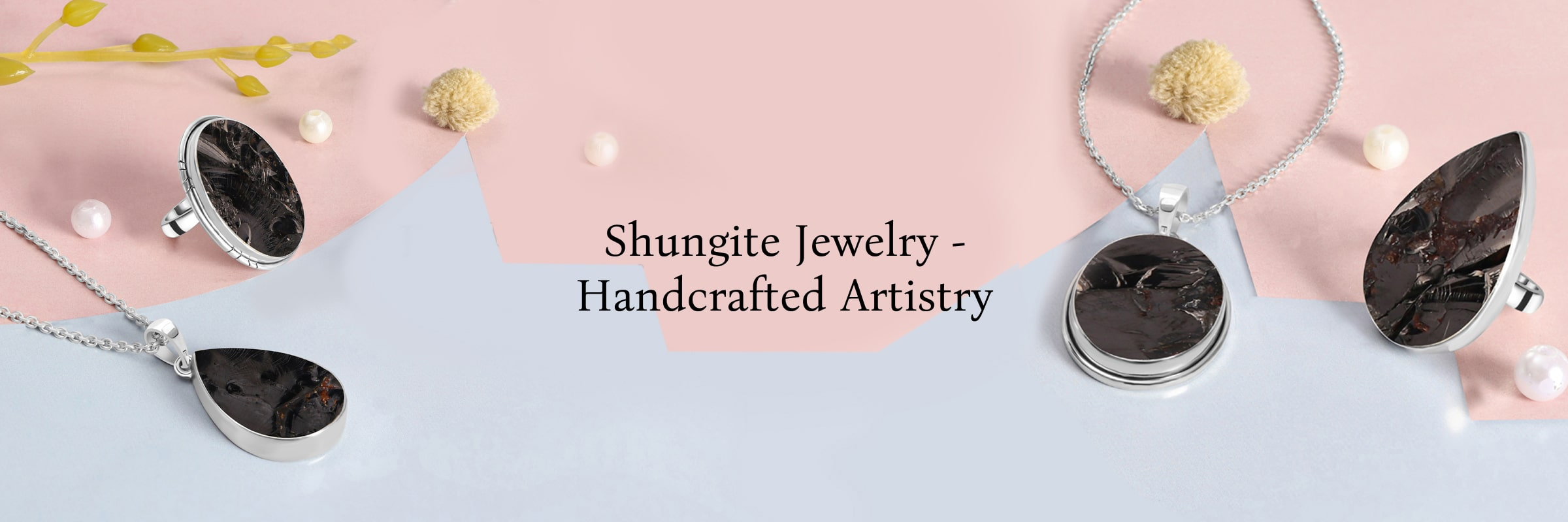 Artisan Craftsmanship: Handcrafted Shungite Jewelry with Artistic Flair Handcrafted Shungite Jewelry