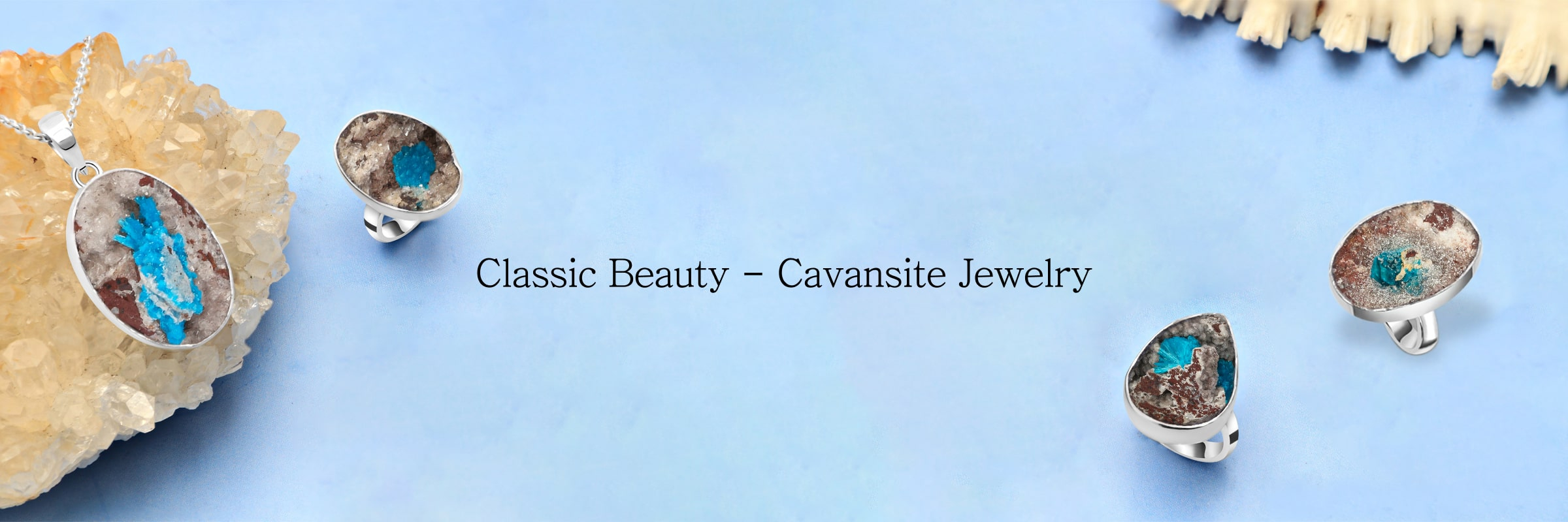 A Perfect Fusion of Elegance and Timelessness: Cavansite Jewelry Cavansite Jewelry