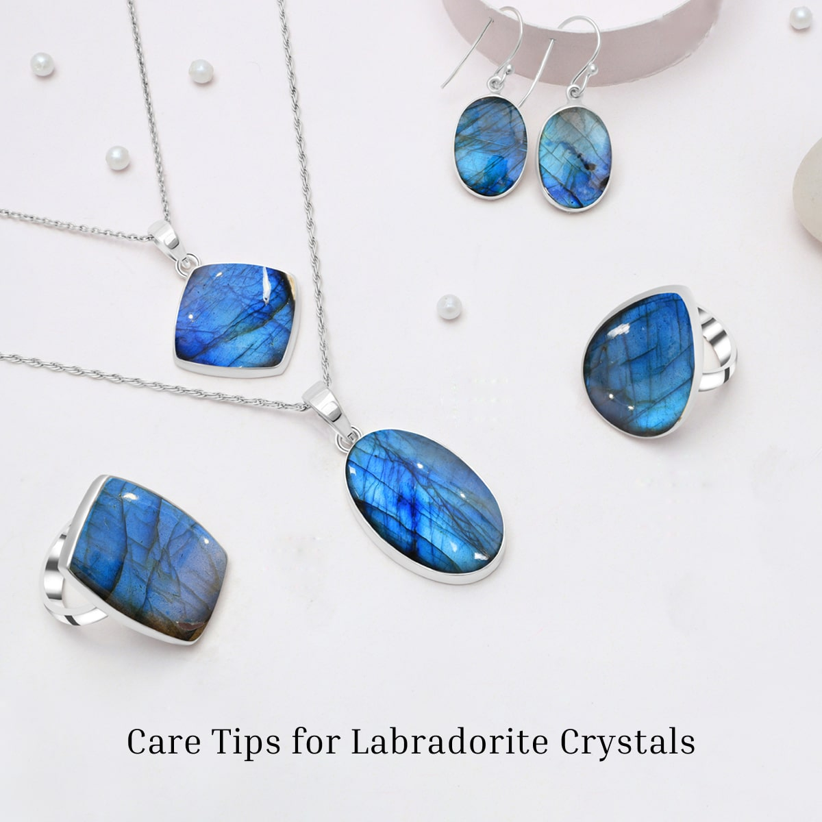 Points to Cleanse and Charge Labradorite Points to Cleanse and Charge Labradorite