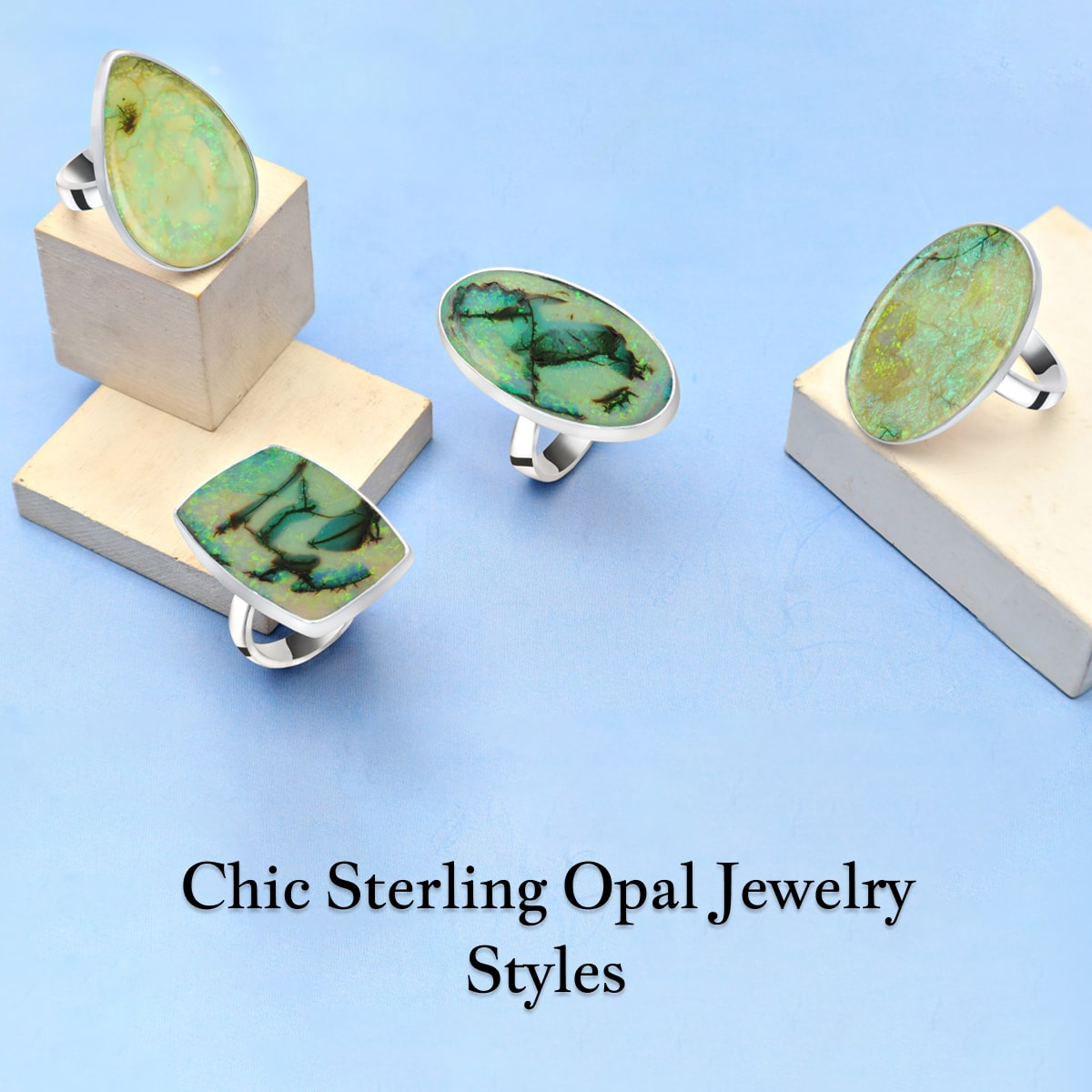 Stunning Simplicity: Elegant Sterling Opal Jewelry for Understated Style Sterling Opal Jewelry