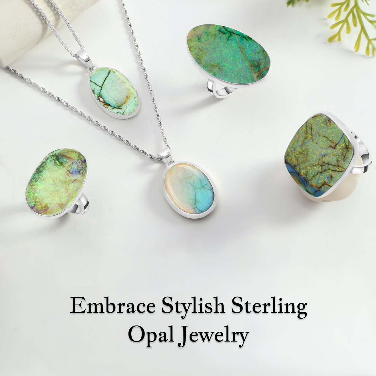 Embrace Elegant Sterling Opal Jewelry Embrace Elegant Sterling Opal Jewelry