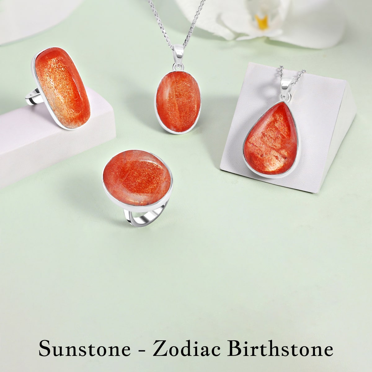 Sunstone - Associated Birthstone and Zodiac Signs Sunstone Birthstone and Zodiac Signs