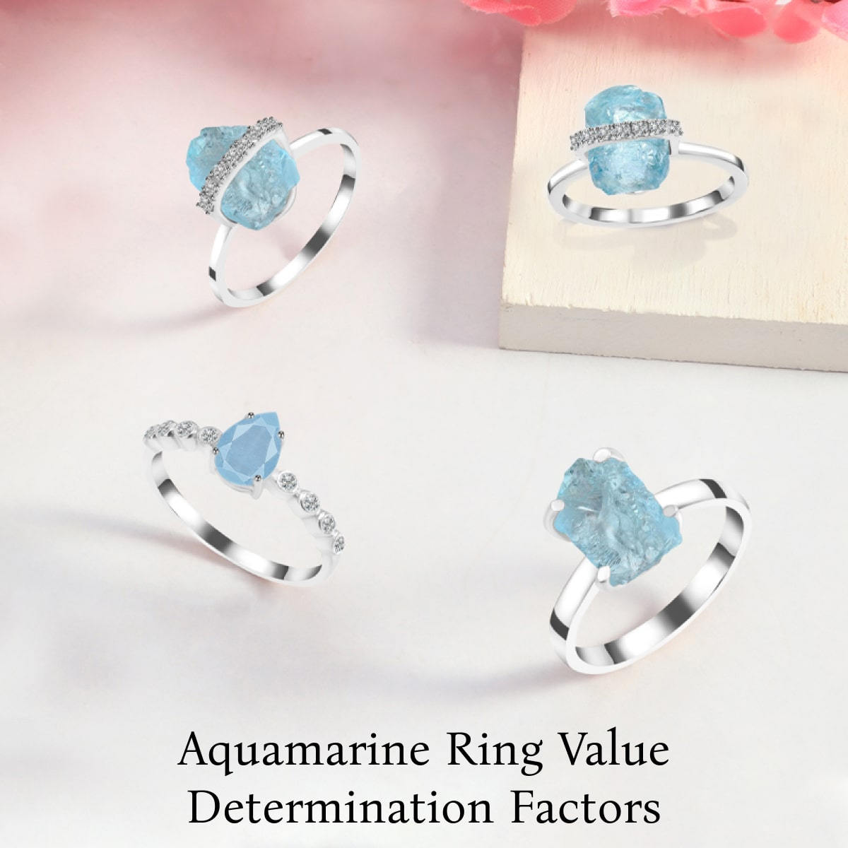 Factors Determining the Value of an Aquamarine Set in an Aquamarine Ring Factors Determining the Value of an Aquamarine Set in an Aquamarine Ring
