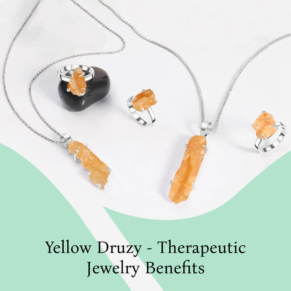Healing Benefits of Wearing Yellow Druzy Jewelry Healing Benefits of Wearing Yellow Druzy Jewelry
