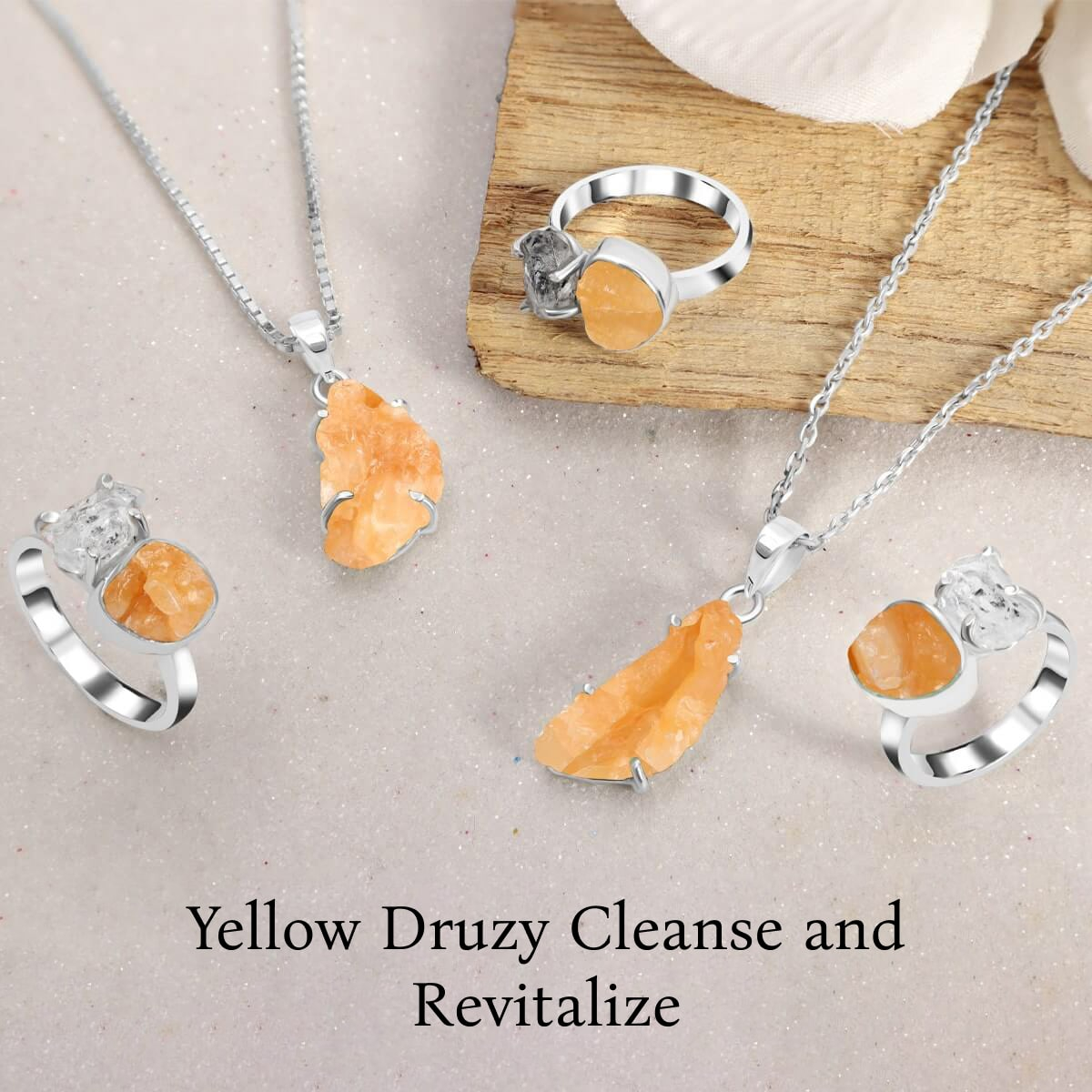 Cleansing and Charging Yellow Druzy Cleansing and Charging Yellow Druzy