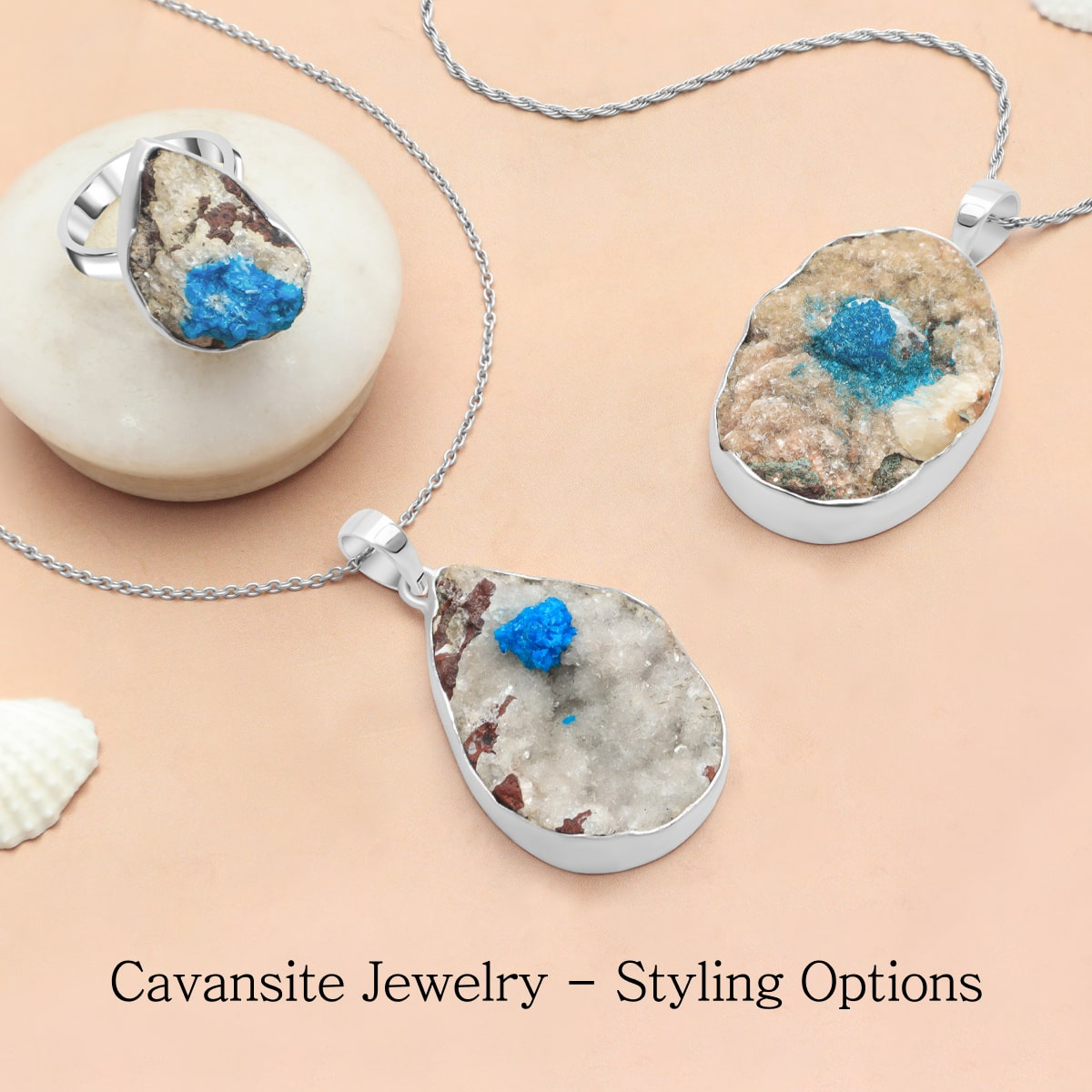 Ways to Style Cavansite Jewelry with Different Attires Ways to Style Cavansite Jewelry with Different Attires
