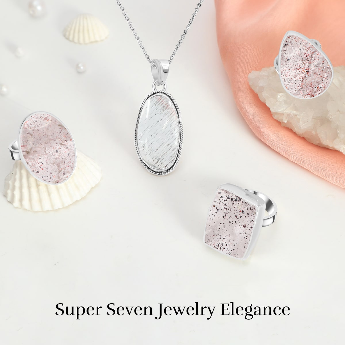 Wearing Super Seven Jewelry