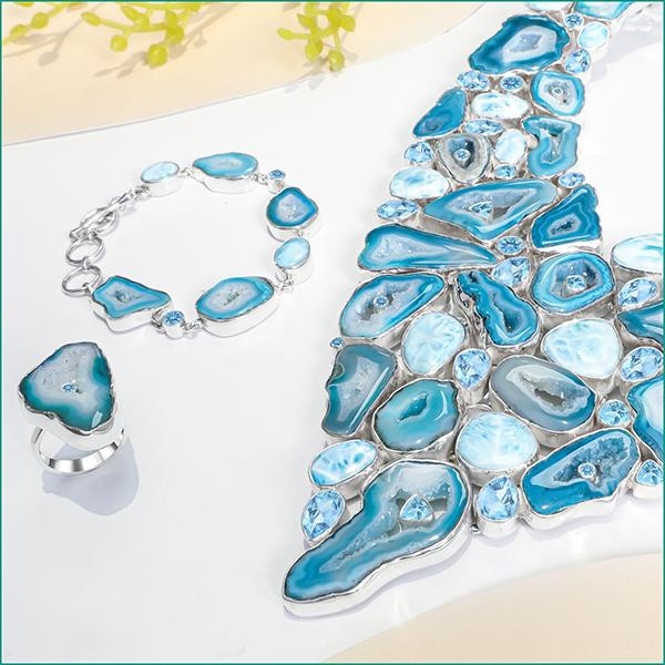 Seafoam Agate Jewelry