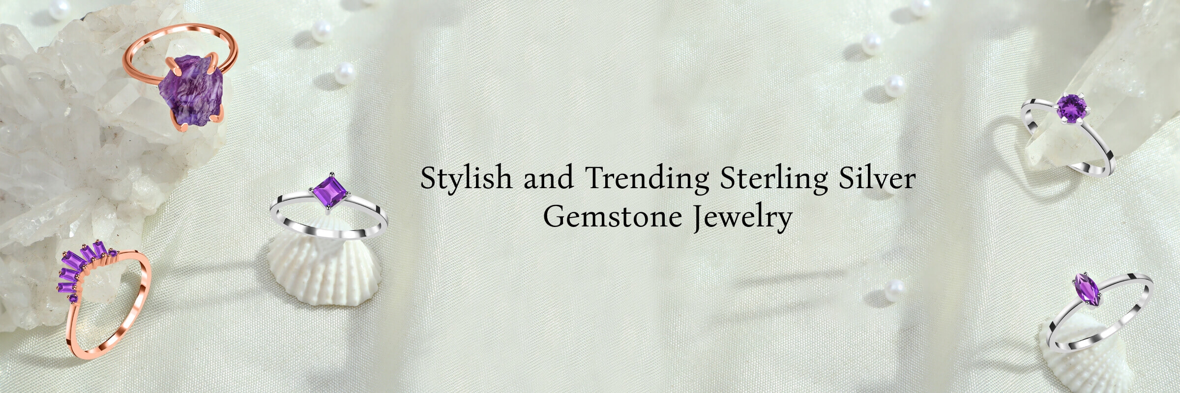 Sterling Silver Gemstone Jewelry