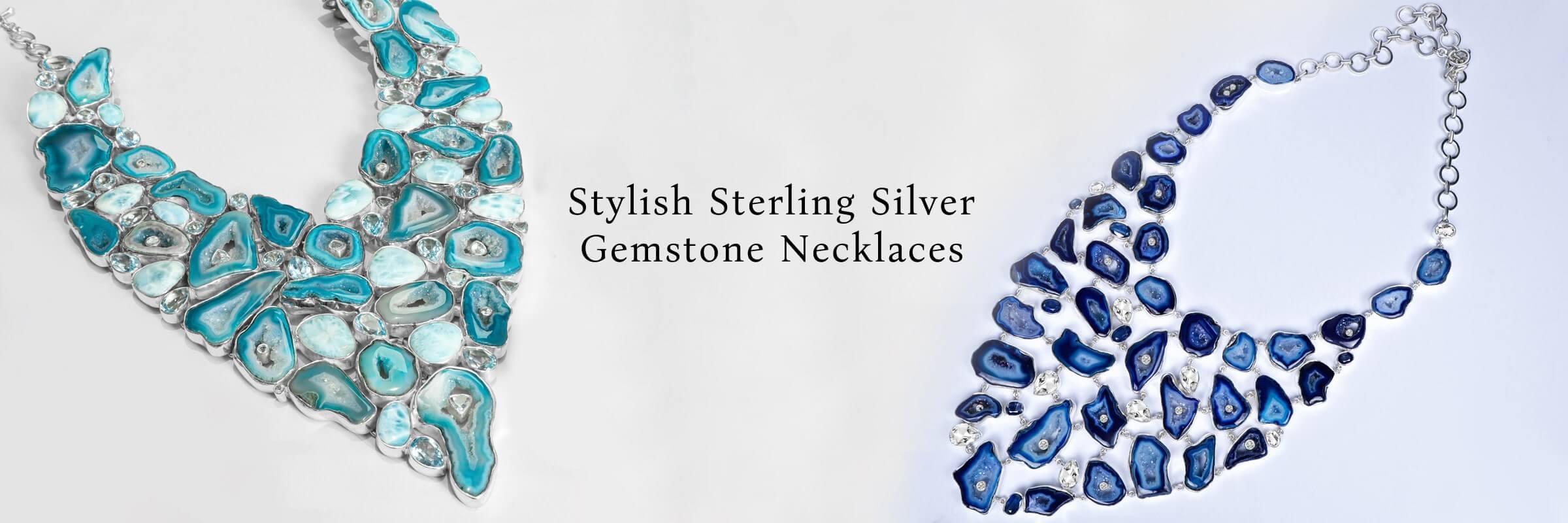 How To Style Your Sterling Silver Gemstone Necklace Perfectly 1