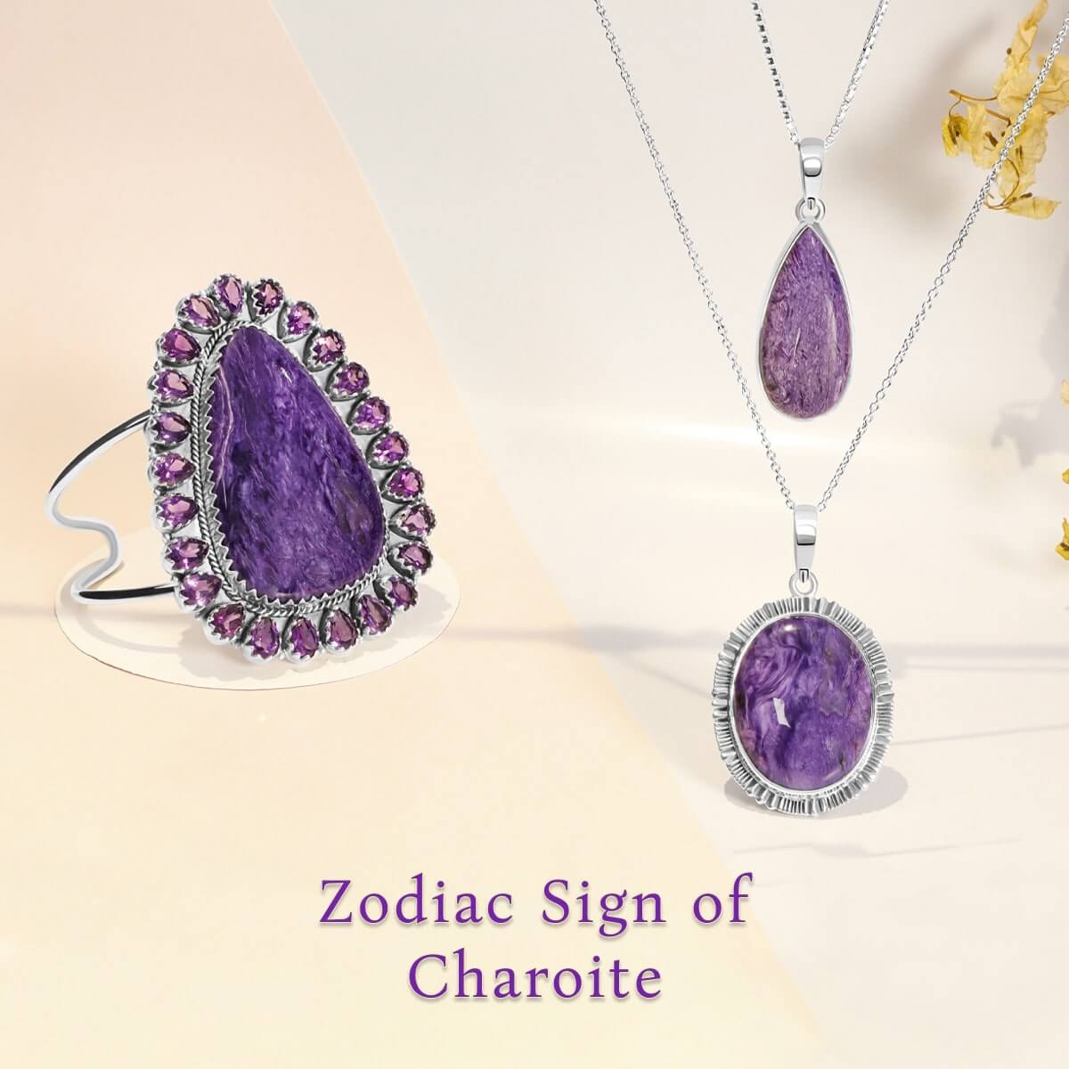 Charoite zodiac sign