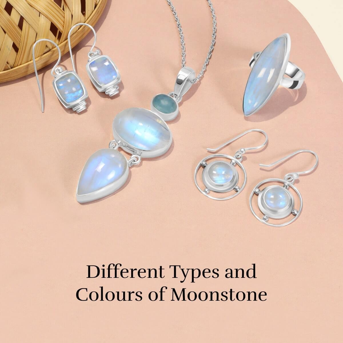 Types of moonstone