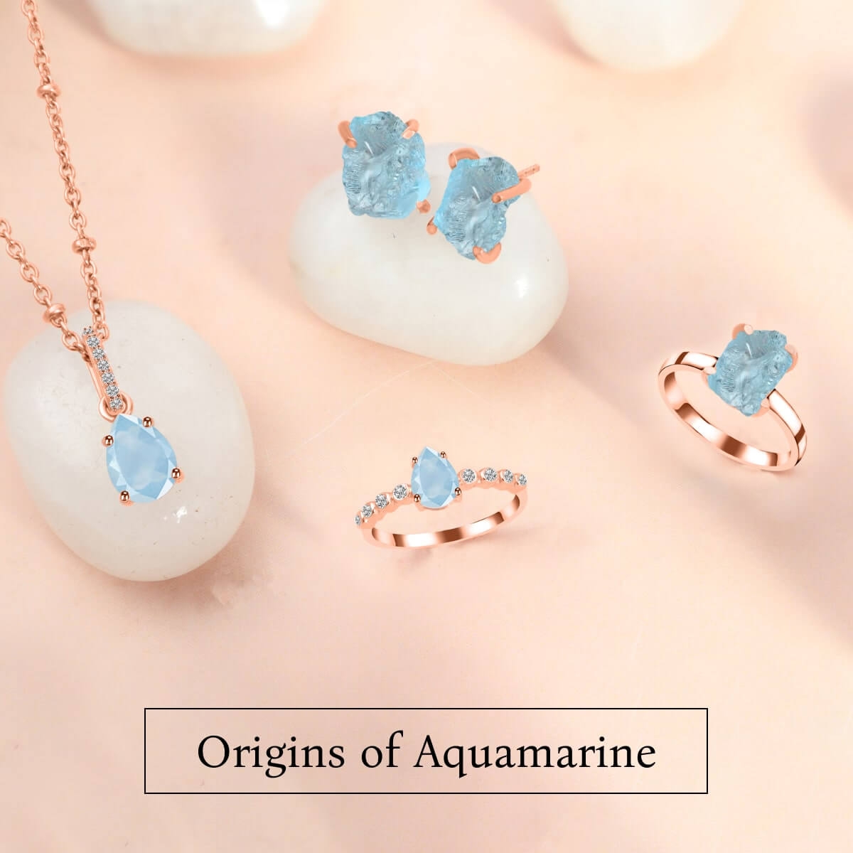 Buy Ratnagarbha Aquamarine Briolette Necklace, March Birthstone Necklace,  Blue Drops Necklace, Aquamarine Drops Necklace, Aquamarine Earrings,  Sterling Silver Jewelry, Throat Chakra Necklace at Amazon.in