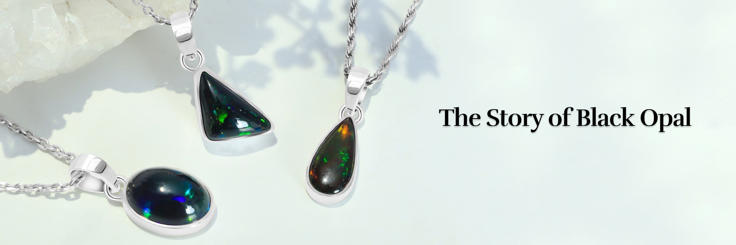 History of Black Opal Stone