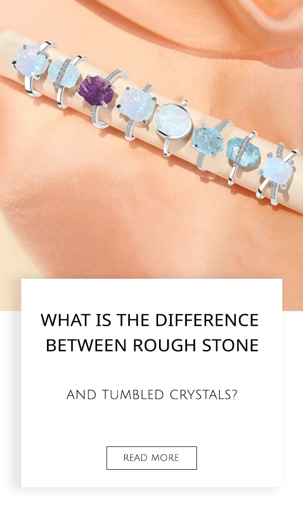 What Is The Difference Between Rough Stone and Tumbled Crystals