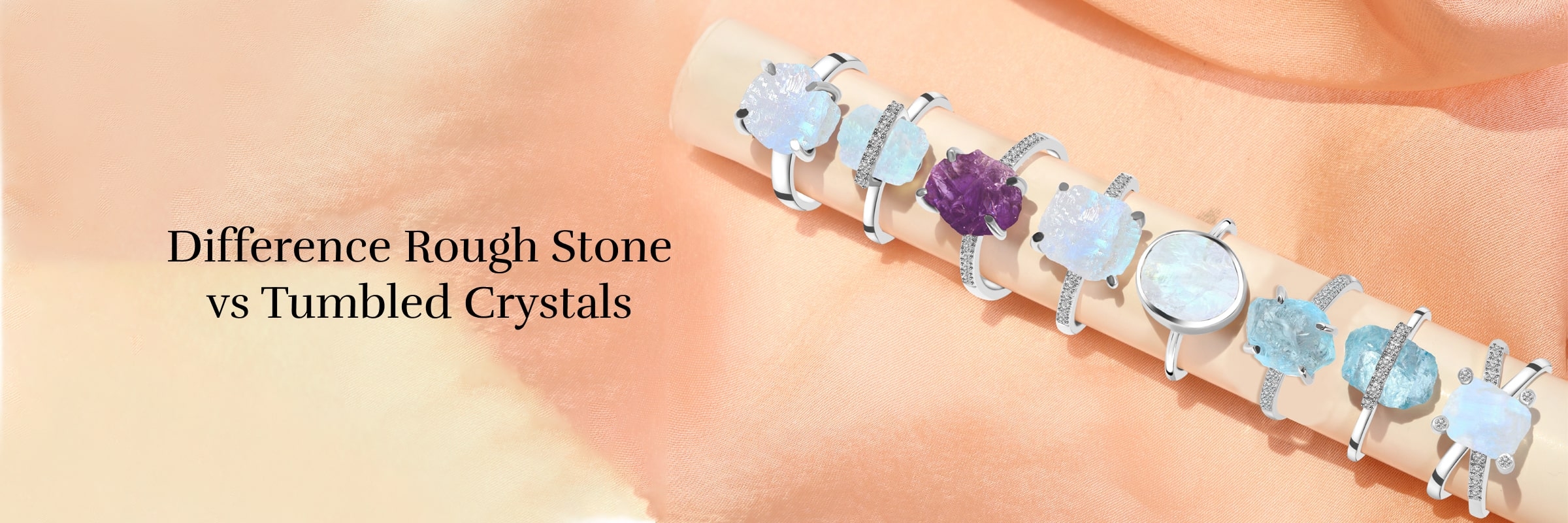 What Is The Difference Between Rough Stone and Tumbled Crystals