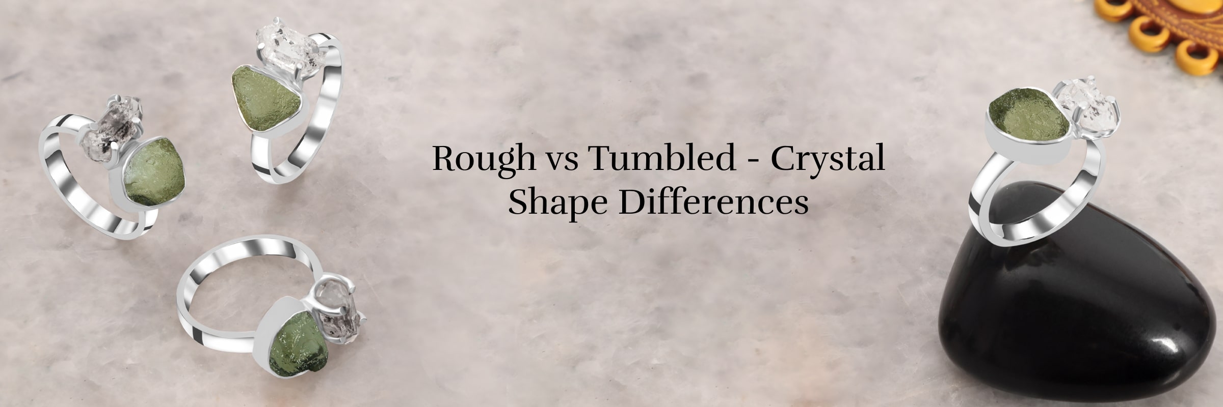 Differentiating Between Rough Crystal and Tumbled Crystal on the basis of Shape