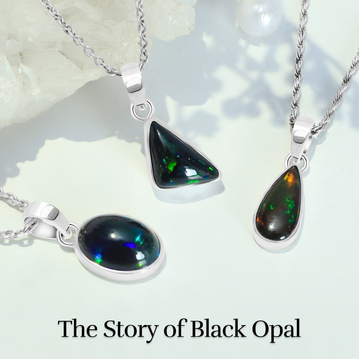 History of Black Opal Stone