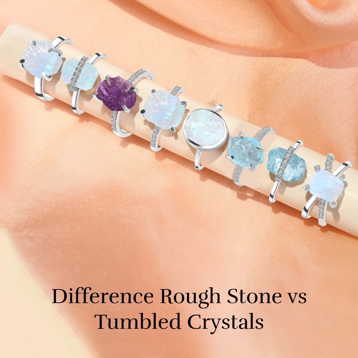 What Is The Difference Between Rough Stone and Tumbled Crystals