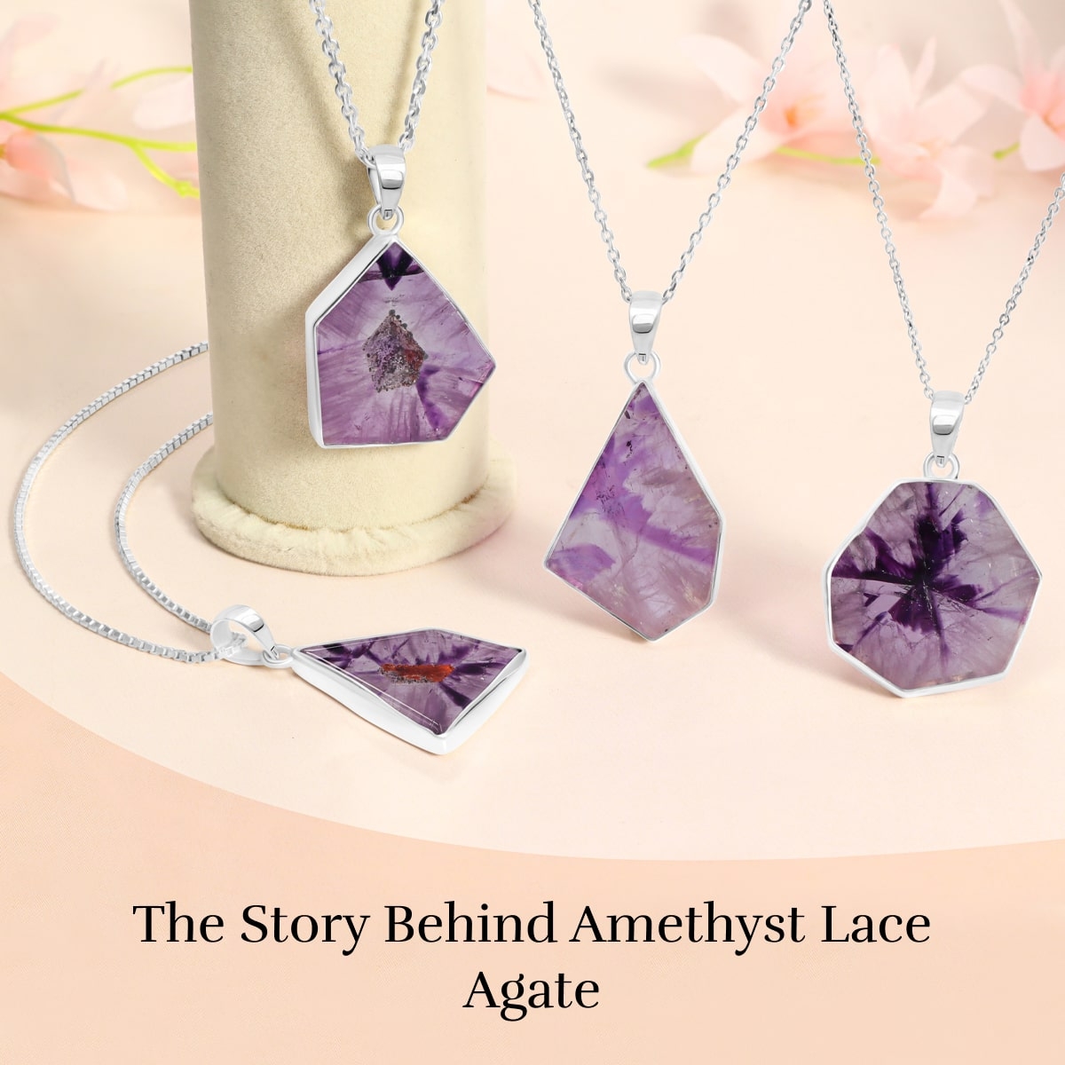 History of Amethyst Lace Agate Gemstone