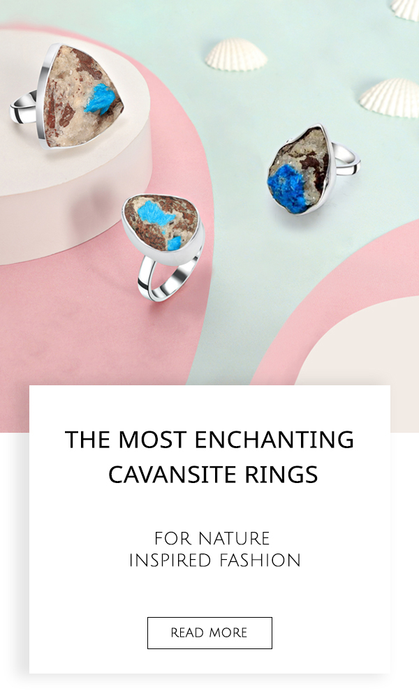 Cavansite Rings
