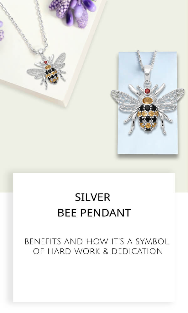 Silver Bee Pendant