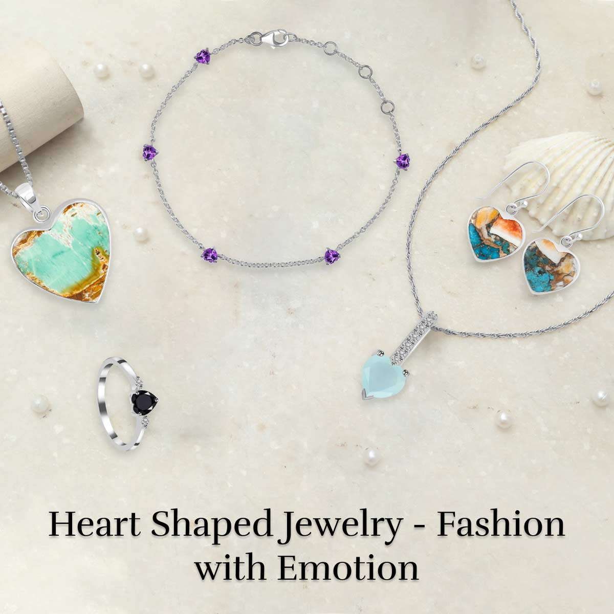Types of Heart Shaped Jewelry