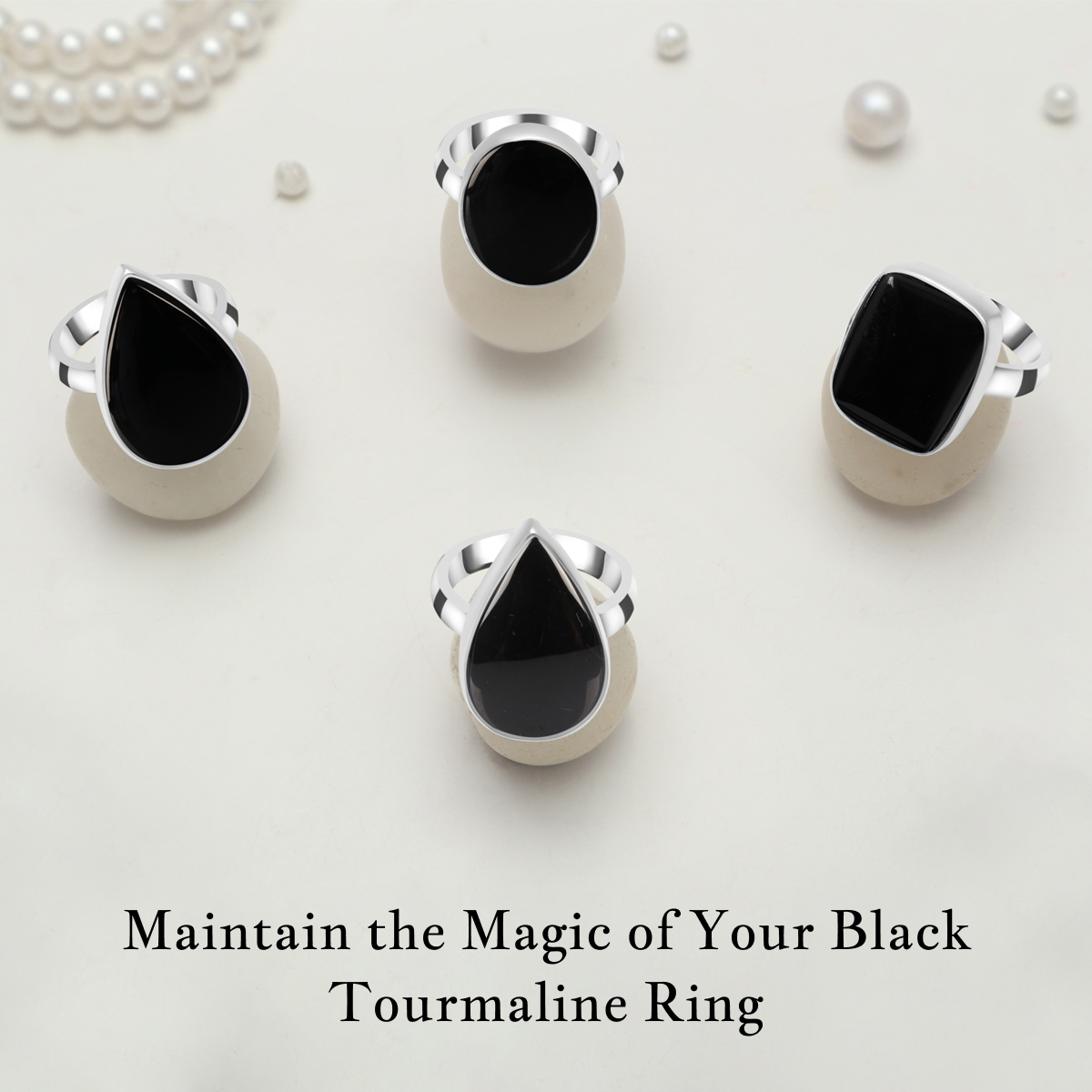 What Are The Methods Of Cleaning and Caring For Your Black Tourmaline Ring? Black Tourmaline Ring