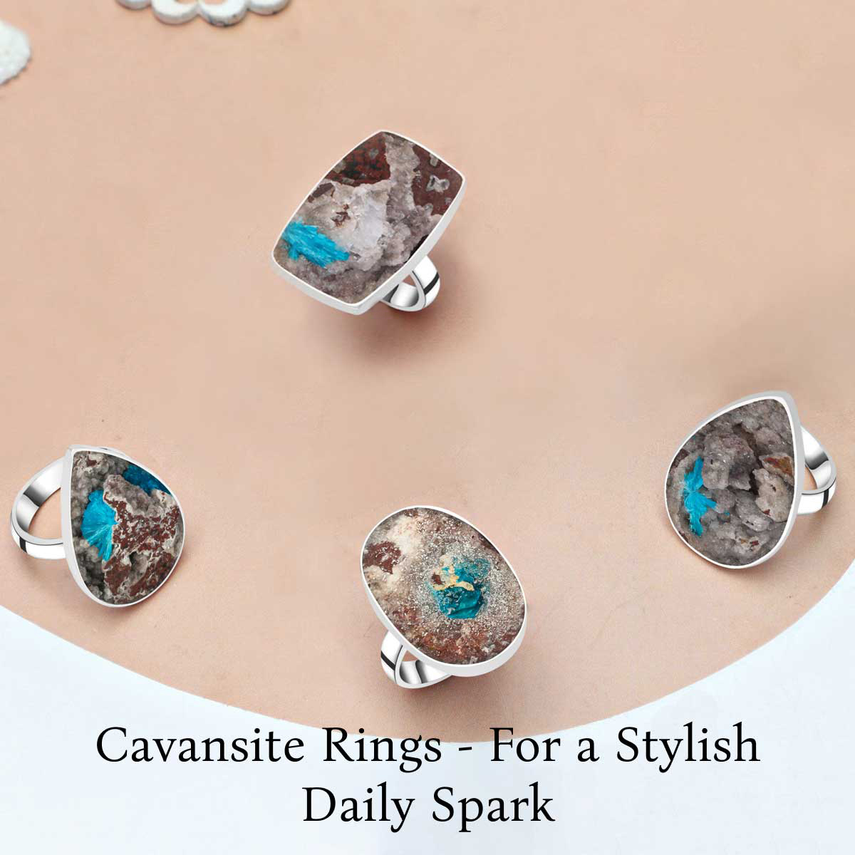 What Are The Ways to Style Yourself Regularly With Charismatic Cavansite Rings? Cavansite Ring