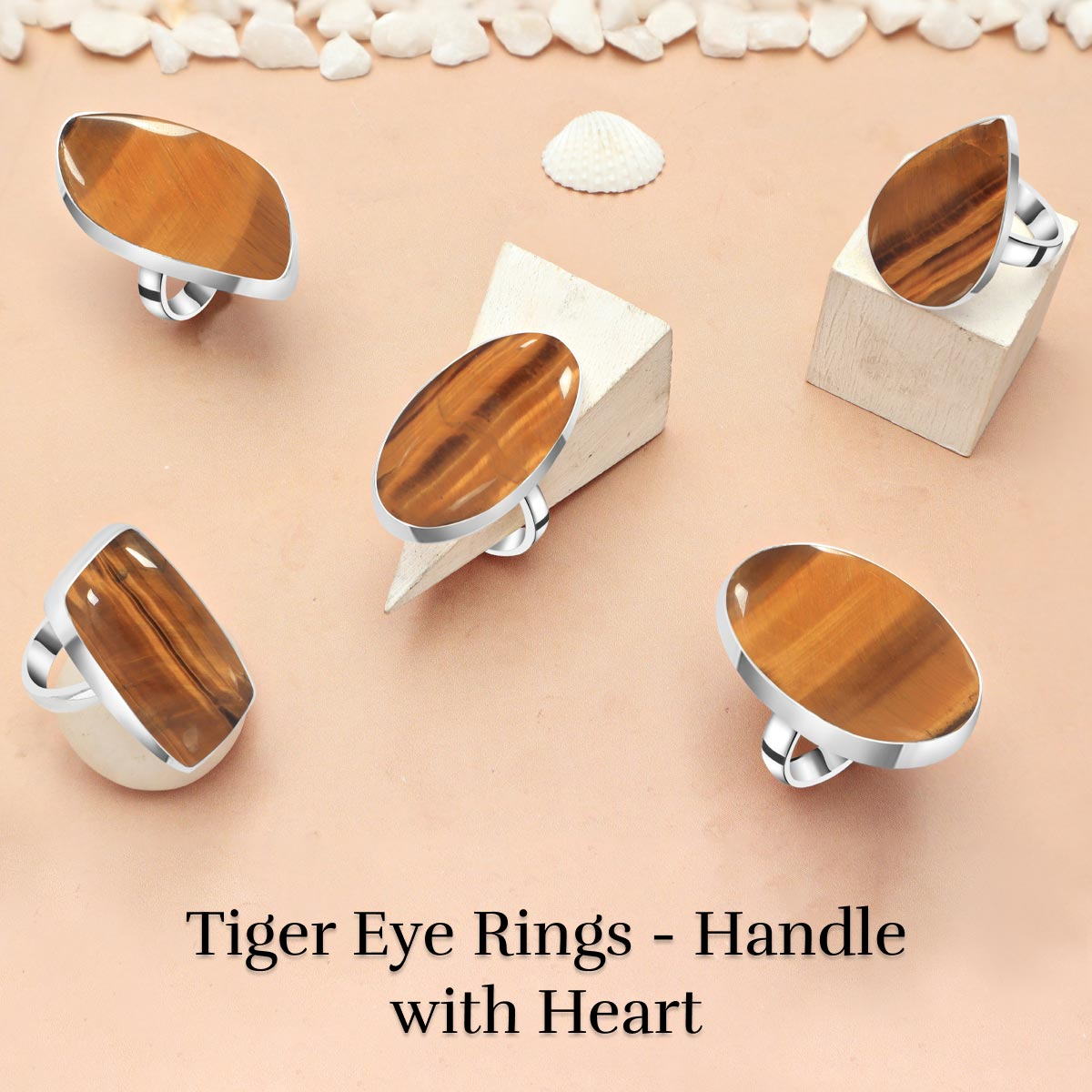 Tiger Eye Rings