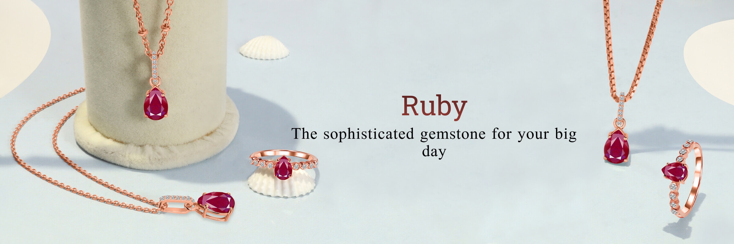 Ruby - The sophisticated gemstone for your big day!