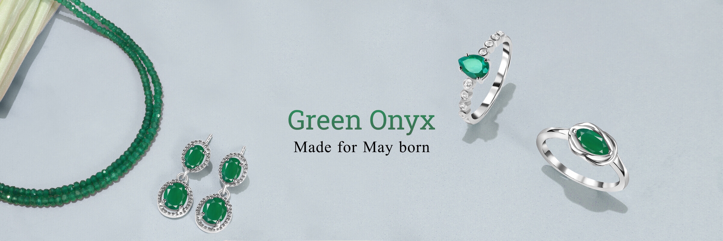 Green Onyx - Made for May born