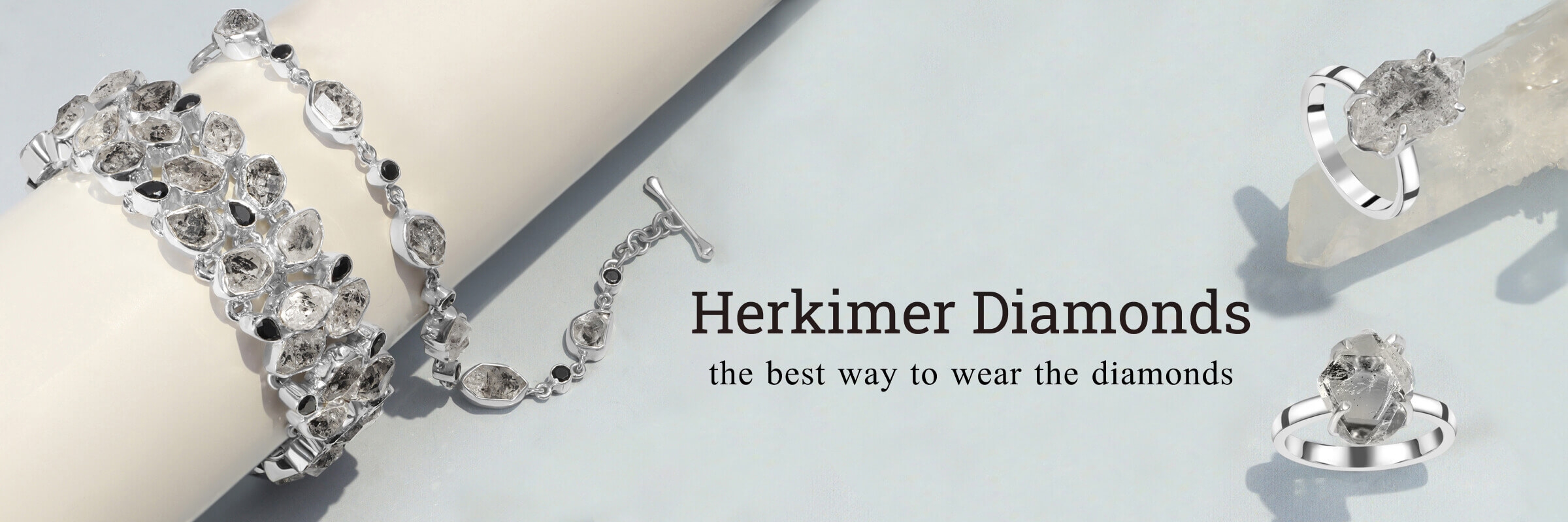 Herkimer Diamonds - the best way to wear the diamonds