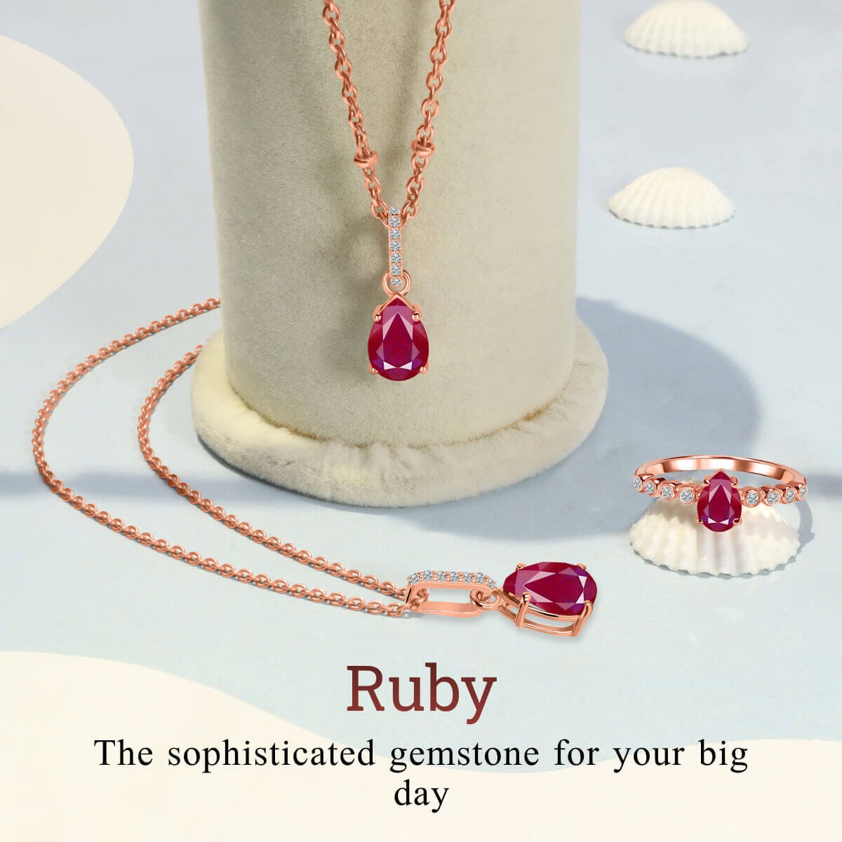 Ruby - The sophisticated gemstone for your big day!