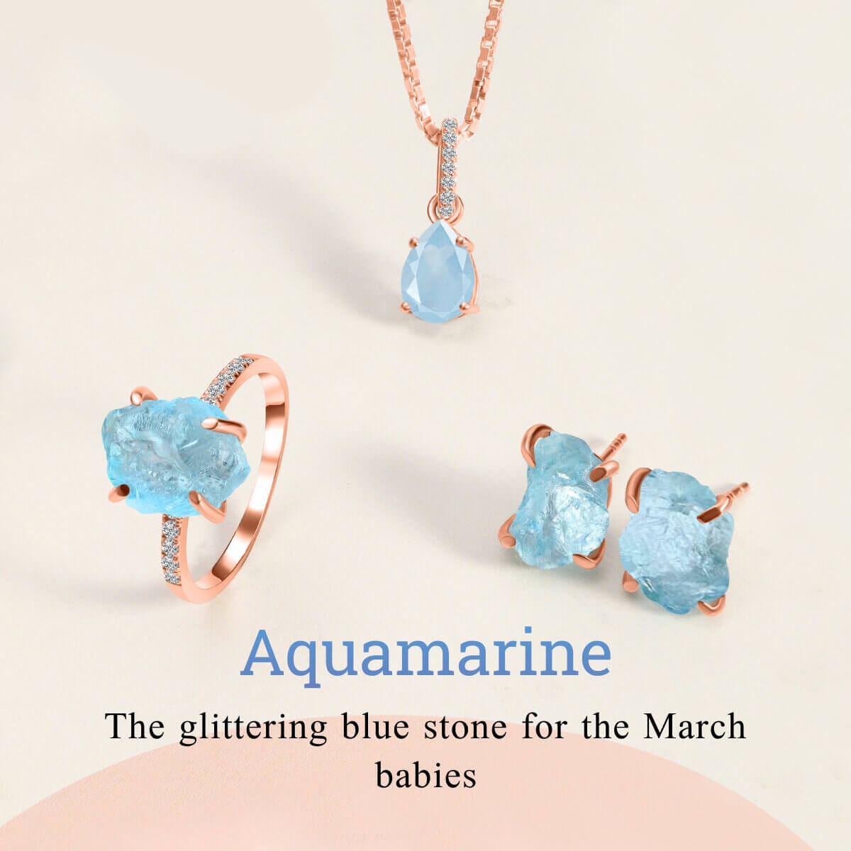 Aquamarine - The glittering blue stone for the March babies