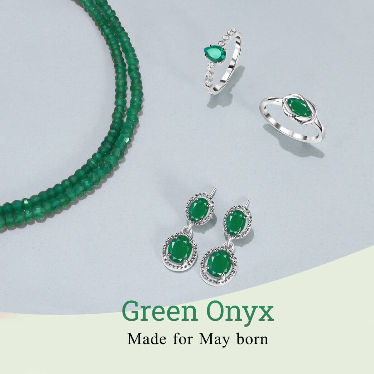 Green Onyx - Made for May born