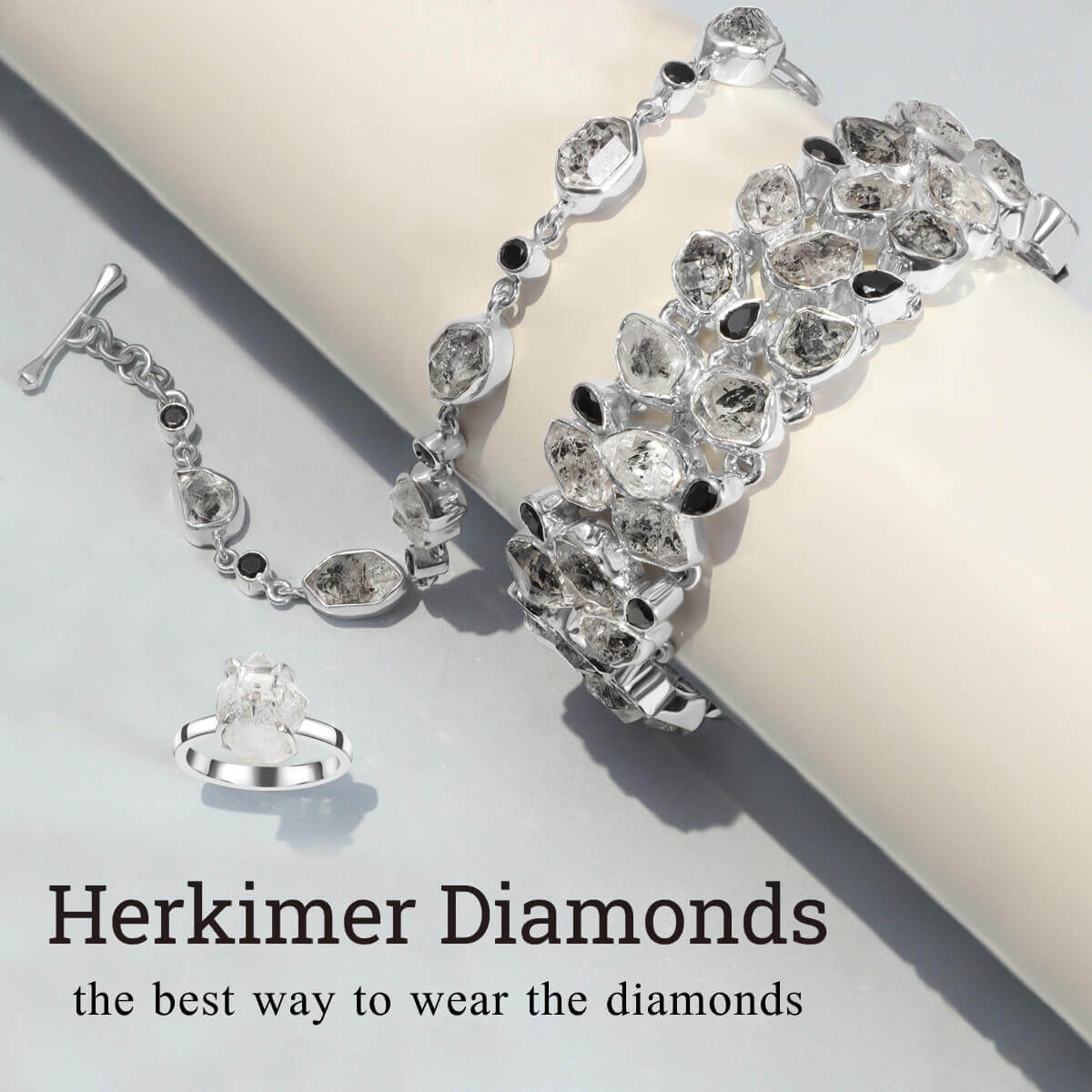 Herkimer Diamonds - the best way to wear the diamonds