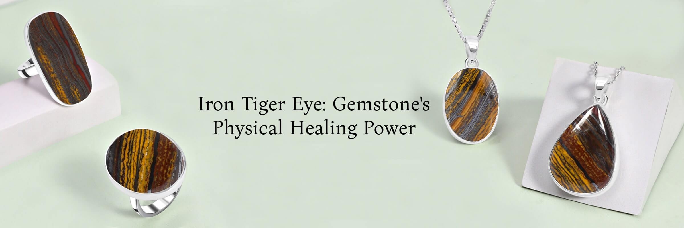 Physical Healing From Iron Tiger Eye Plain Silver Jewelry