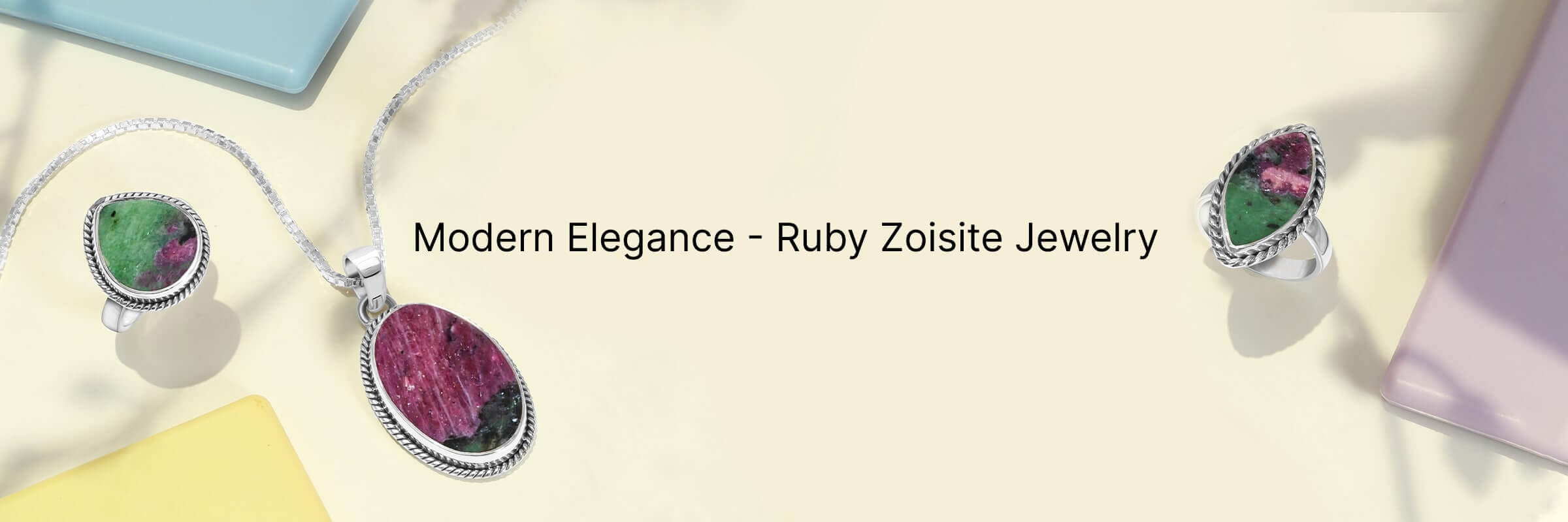 Ruby Zoisite Jewelry