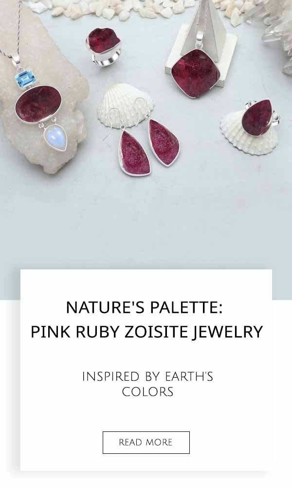 Pink Ruby Zoisite Jewelry