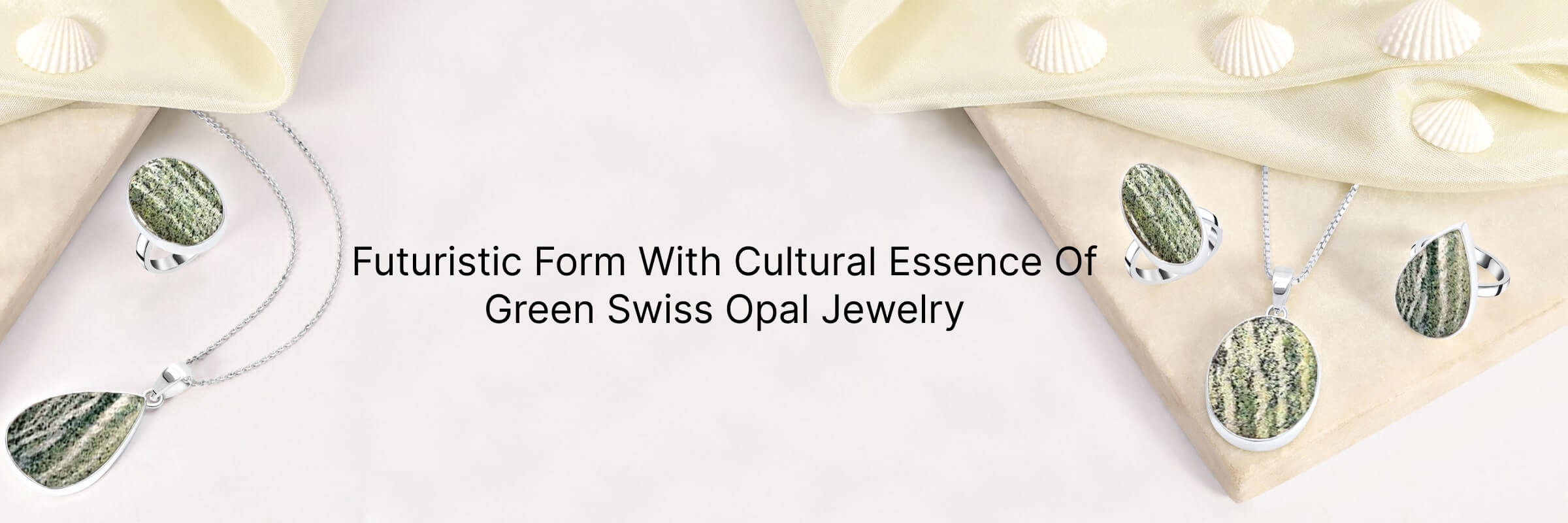 Green Swiss Opal Gemstone Jewelry