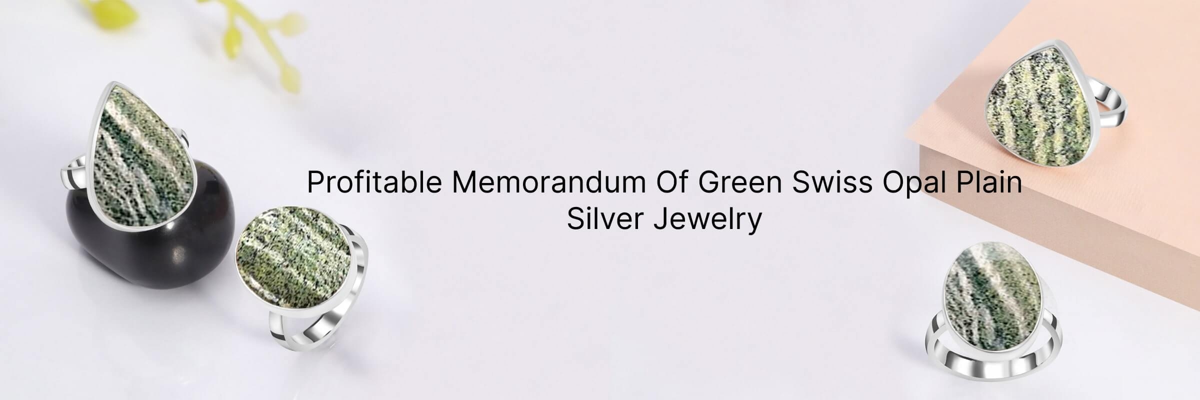 Meaning of Green Swiss Opal Plain Silver Jewelry