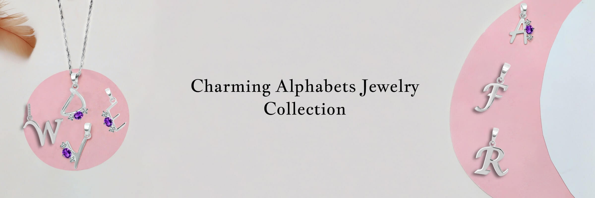 Silver Alphabet Jewelry